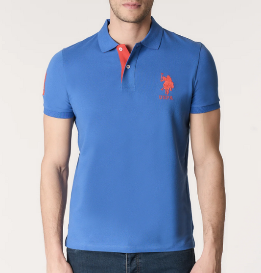 Polo U.S. Polo Assn. uomo piqué manica corta cotone