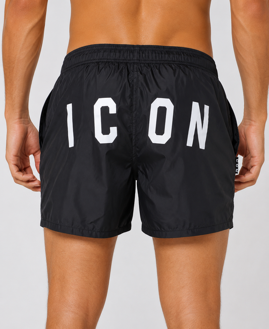 Costume mare ICON uomo boxer logo retro poliestere
