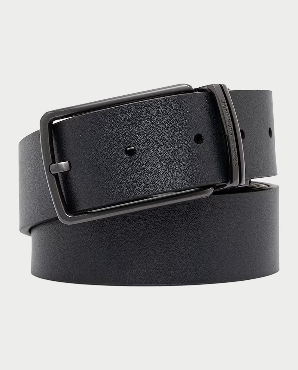 Cintura Armani Exchange A|X uomo pelle logo multicolor