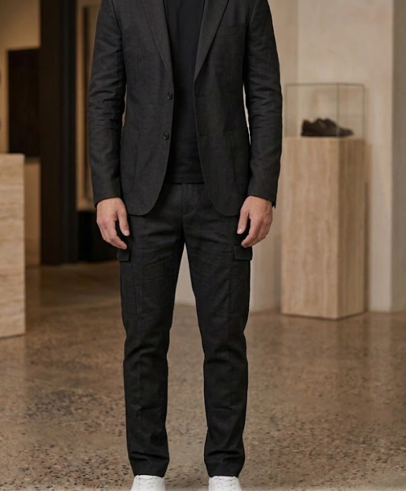 Pantaloni cargo MARKUP uomo punto milano regular