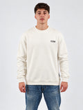 Felpa girocollo uomo Icon cotone ricamo logo