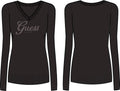 Maglione Guess donna Lena scollo V viscosa