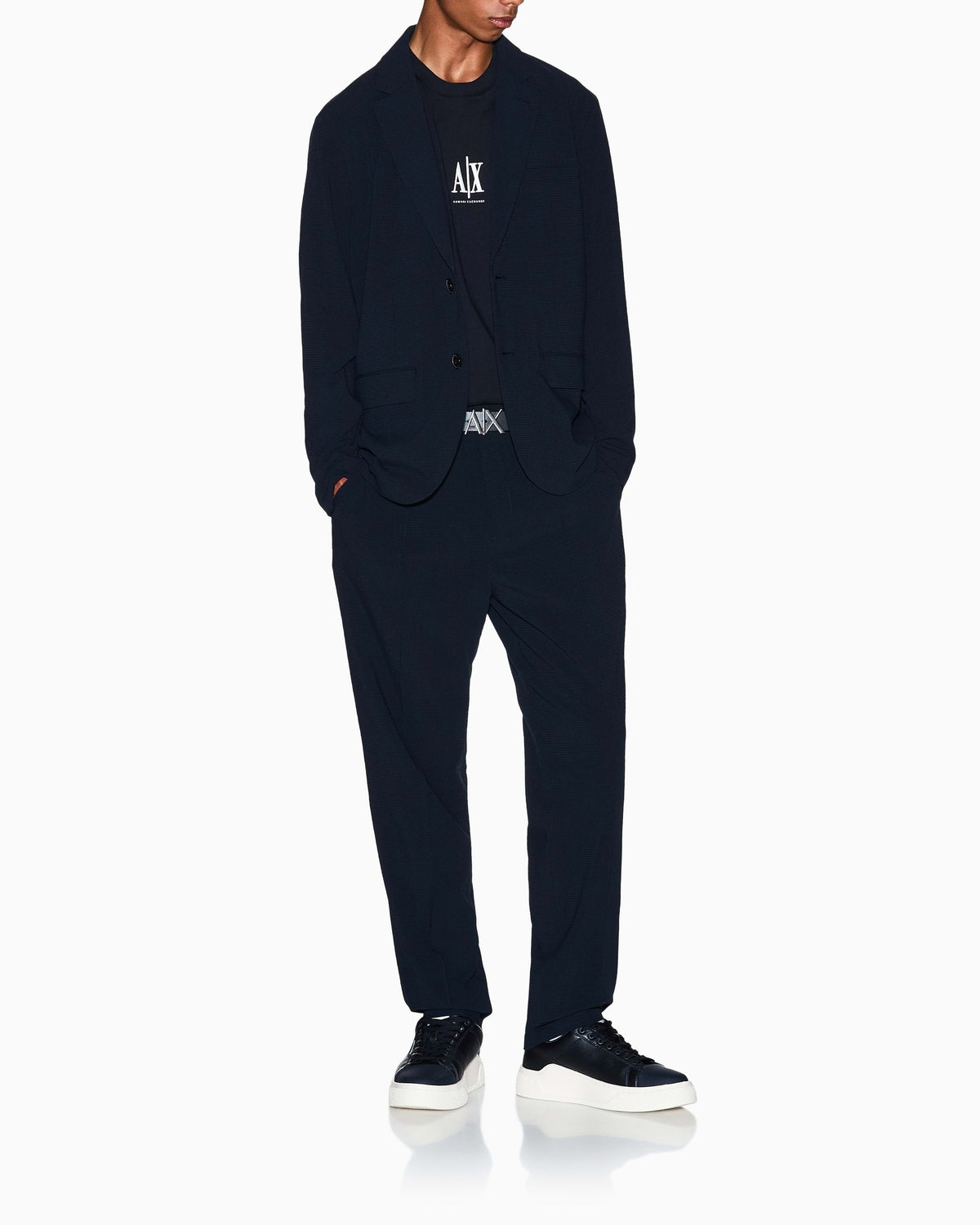 T-shirt A|X uomo cotone manica corta logo