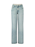 Jeans G11 wide leg tasche flap donna Guess