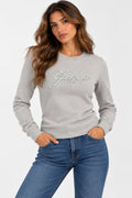 Maglione Guess donna girocollo logo 4G viscosa