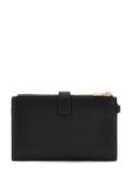 Portafoglio Guess donna Laurel similpelle nero zip