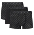 Tris boxer aderenti stampa uomo Guess cotone