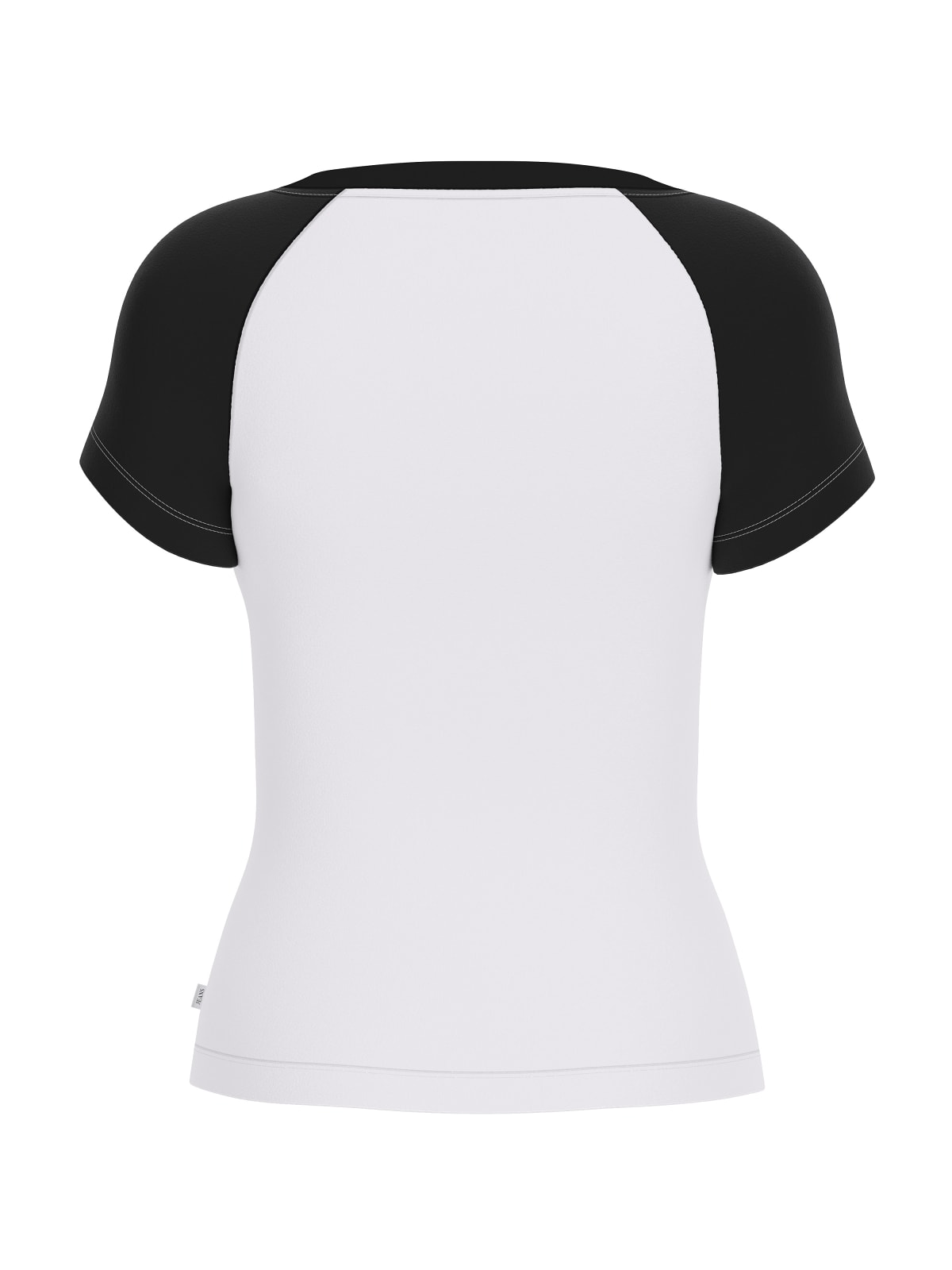 T-shirt Guess Jeans donna slim raglan piping