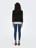Blusa donna JDY scollo aperto costine