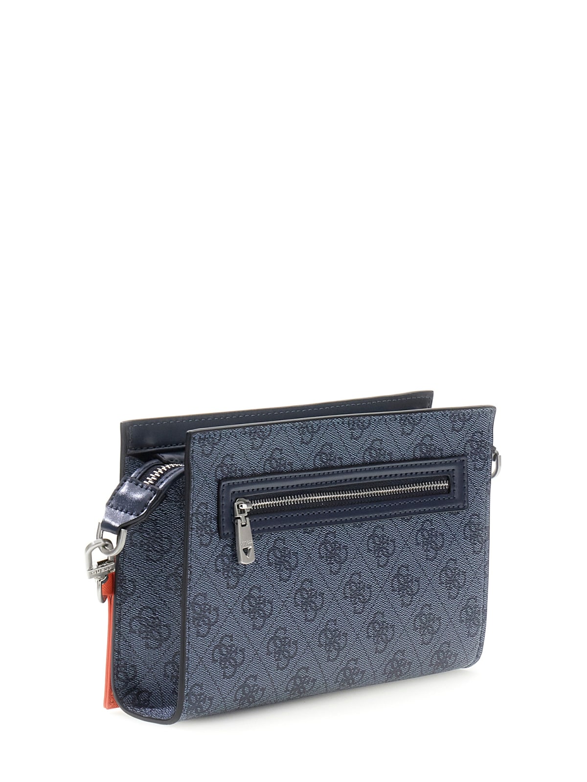 Borsa Guess uomo Milano tracolla zip 4G similpelle