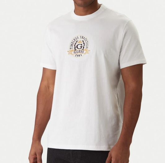 T-shirt Guess uomo cotone girocollo basic