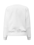 Felpa Guess Jeans donna regular logo cotone