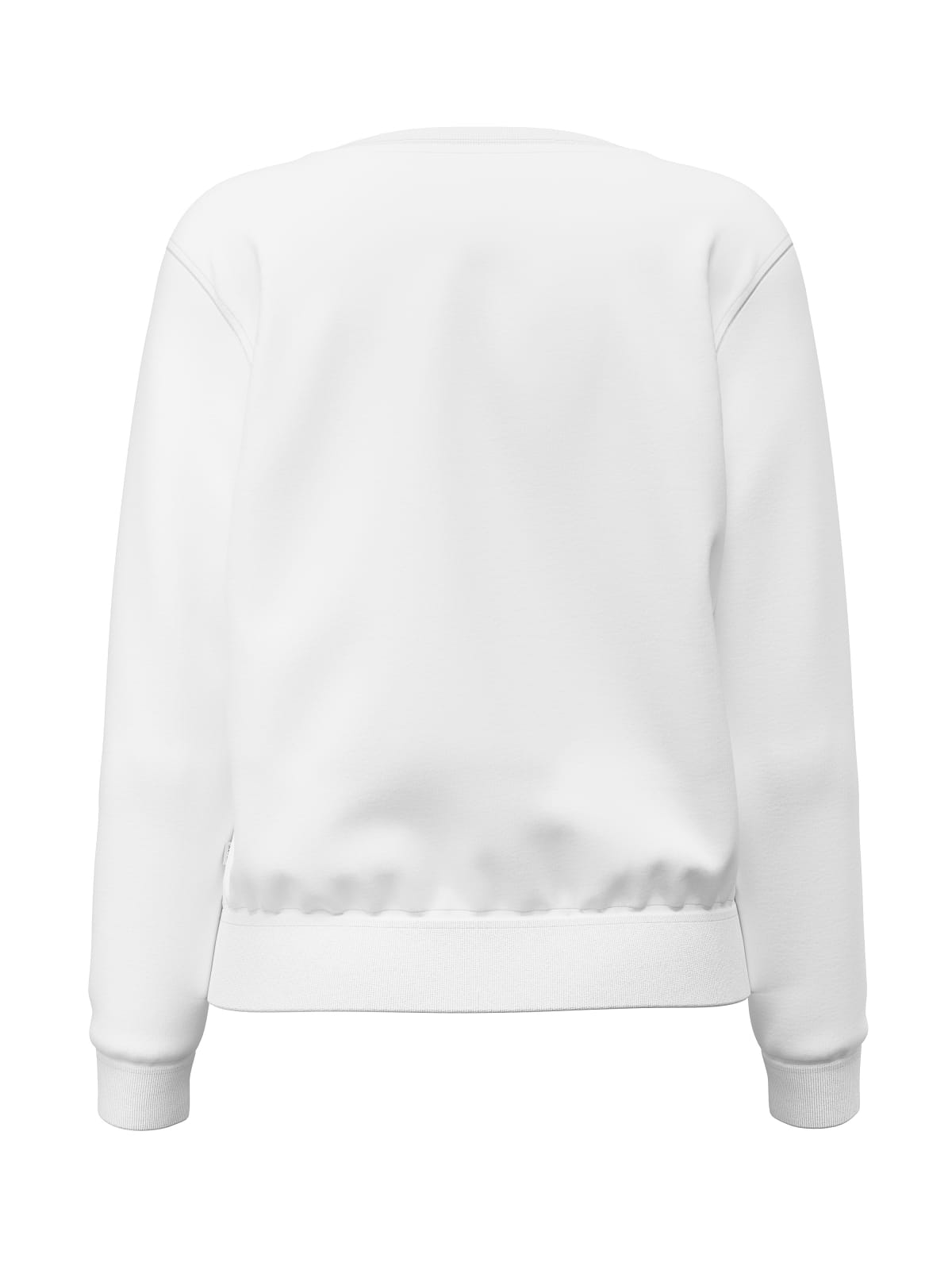 Felpa Guess Jeans donna regular logo cotone