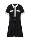 Abito Guess donna Claudie polo svasato manica corta