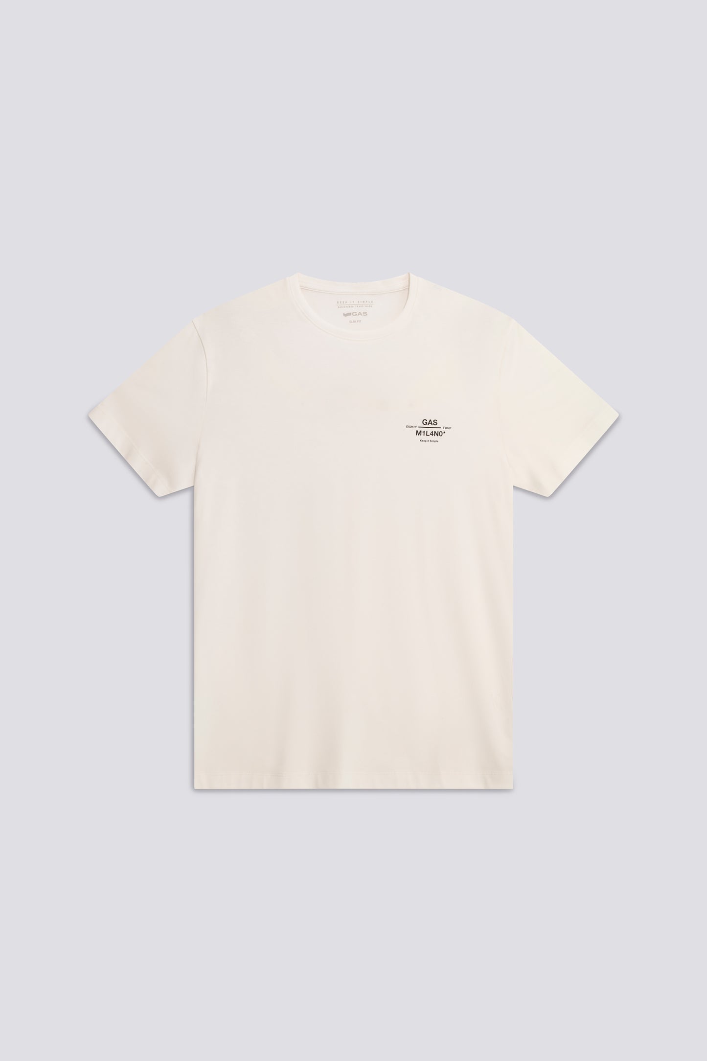 T-shirt GAS uomo Scuba cotone stretch girocollo