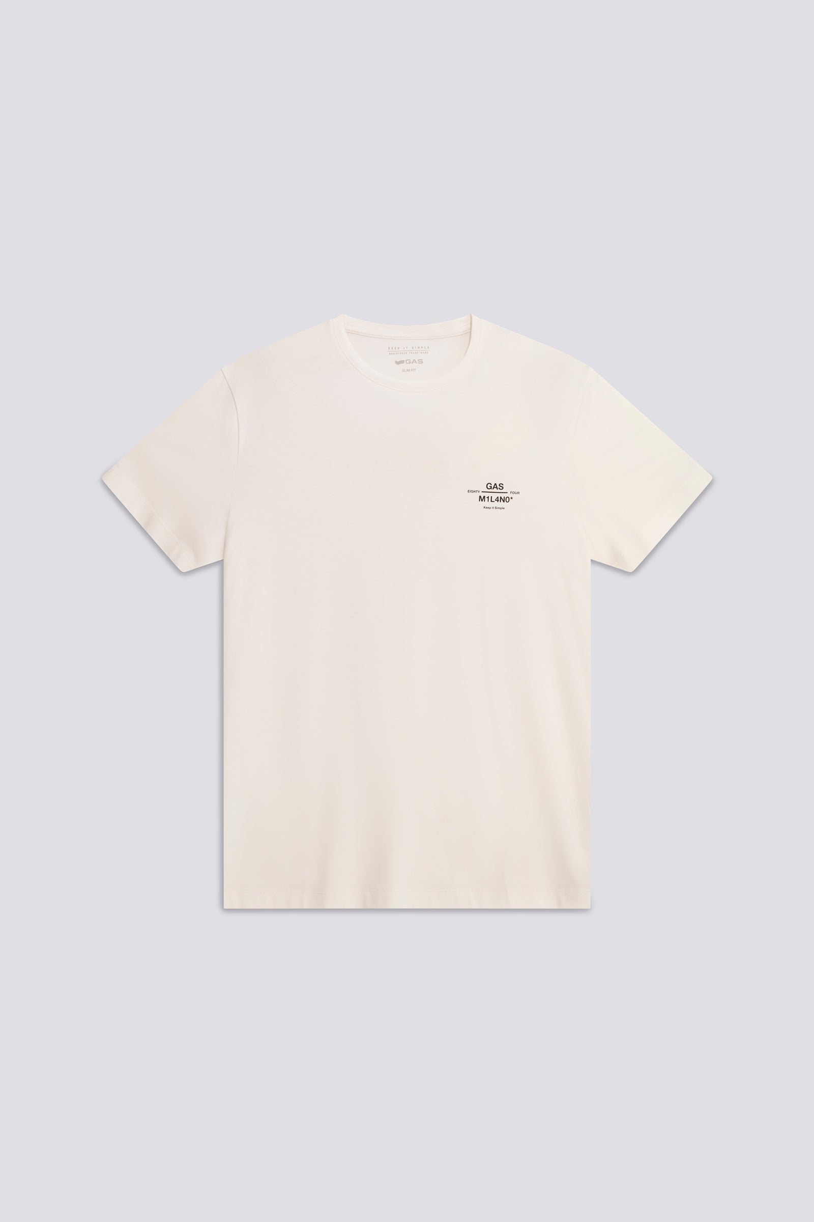 T-shirt GAS uomo Scuba cotone stretch girocollo
