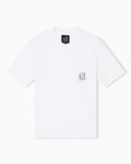 T-shirt Uomo A|X Regular Fit Logo deep navy pe26