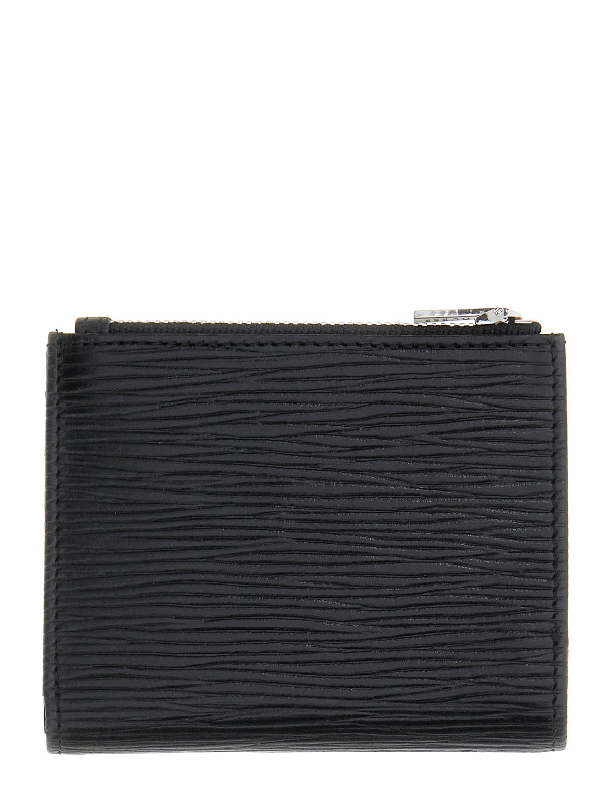 Portafoglio Milano Guess uomo bifold zip pelle tessuto