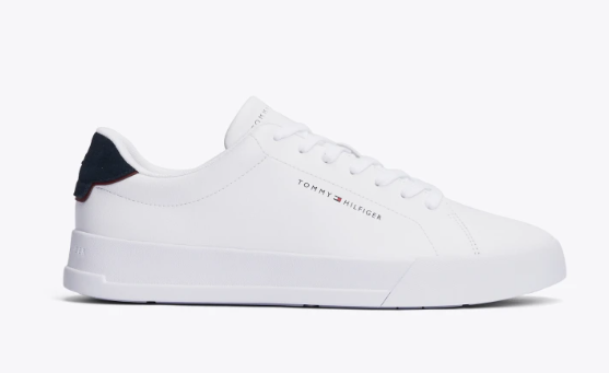 Sneaker Tommy Hilfiger uomo TH Court pelle stringata