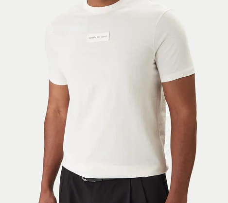 T-shirt Uomo manica corta A|X Regular Fit Logo cream