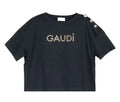 T-shirt donna Gaudi' Jeans manica corta cotone