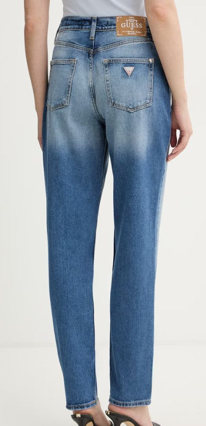 Jeans Guess donna New Mom denim cotone