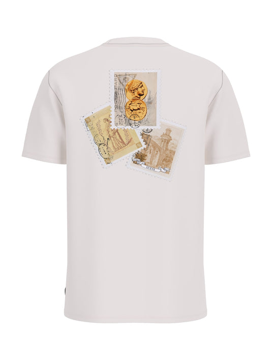 T-shirt Guess uomo Vacation cotone stampa