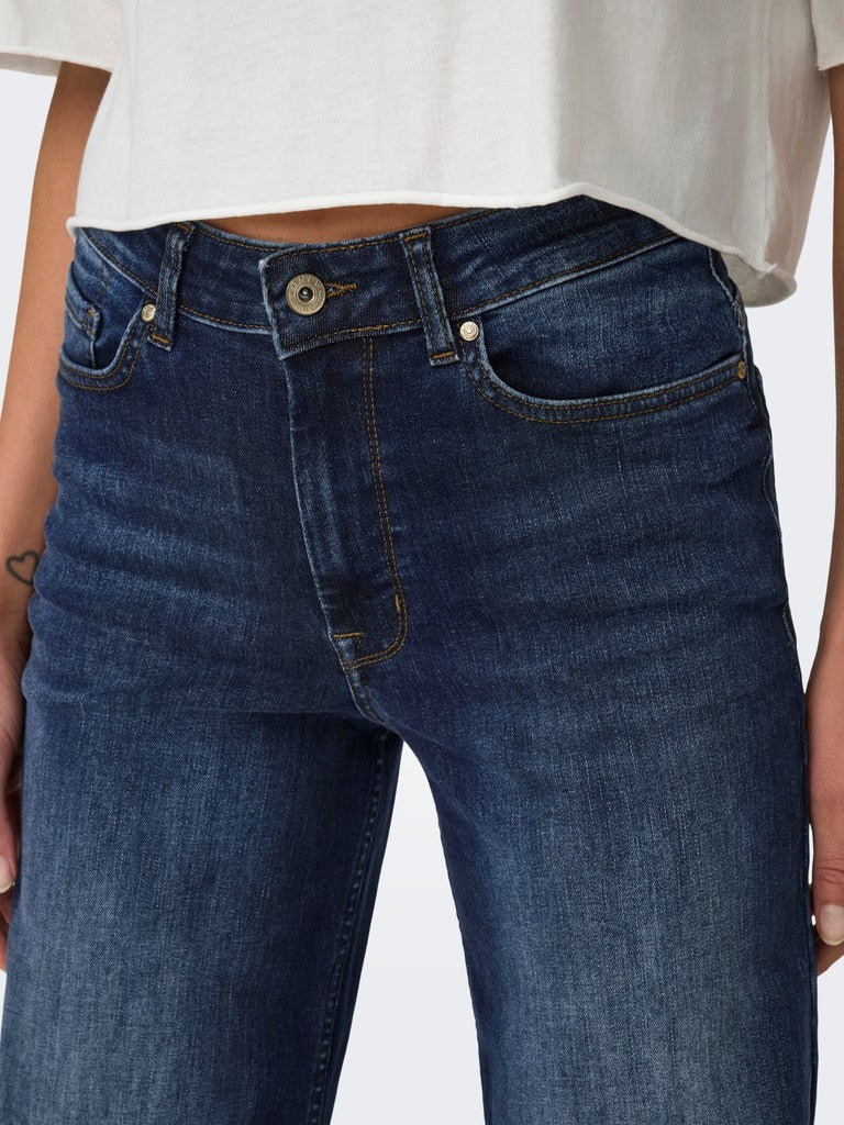 Jeans donna ONLY denim organico cotone riciclato AI 2026