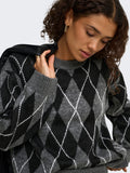 Maglione donna JDY fantasia argyle