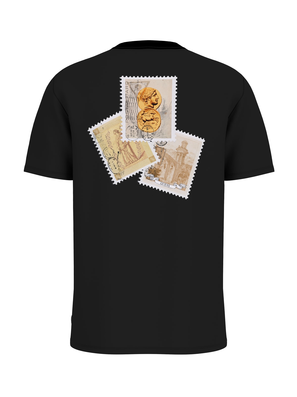 T-shirt Guess uomo Vacation cotone stampa