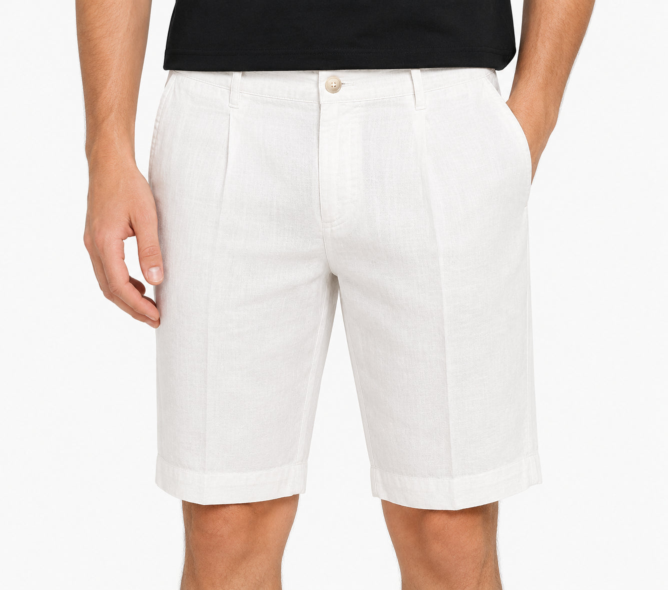Bermuda MARKUP uomo lino regular