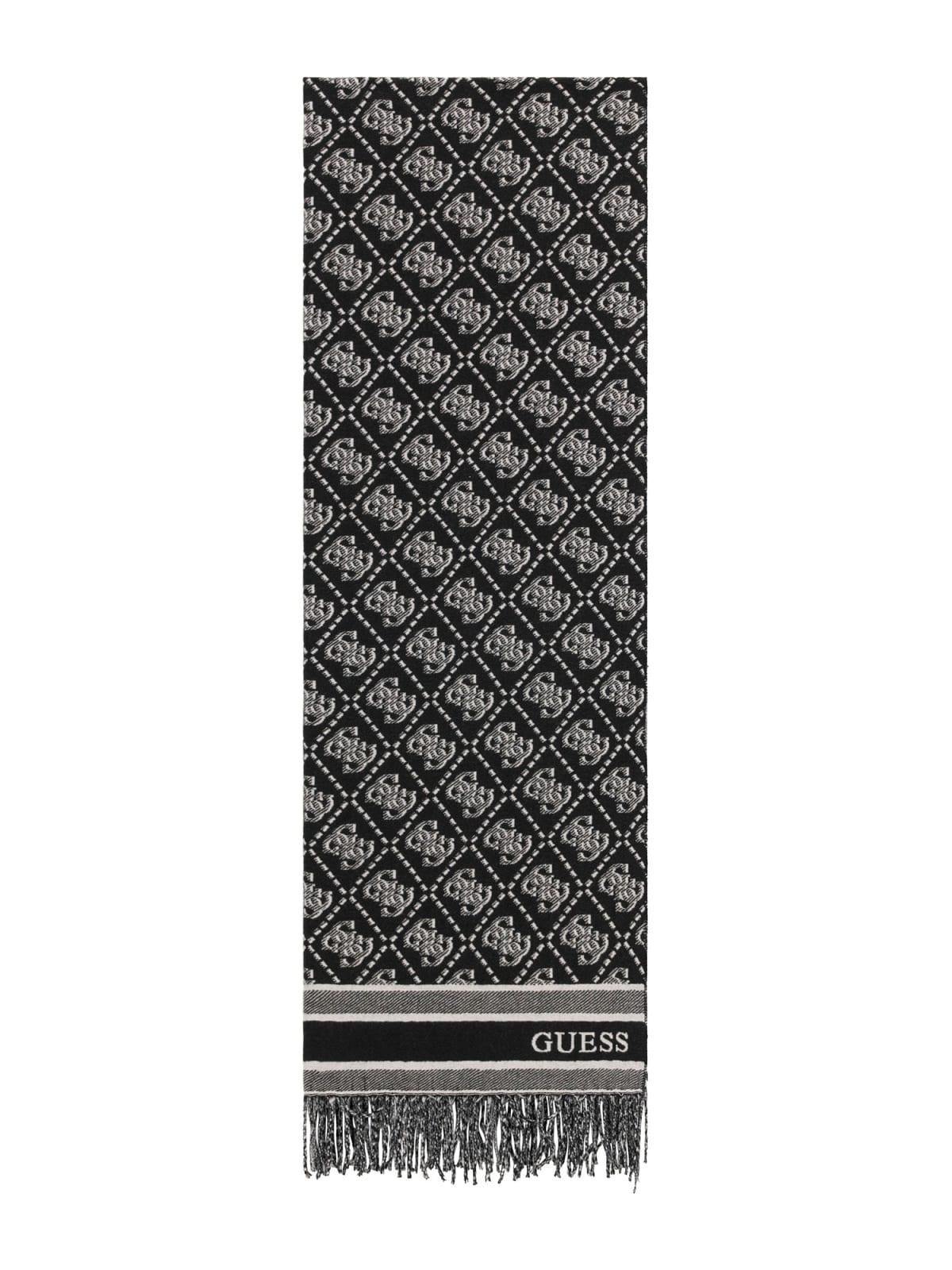 Sciarpa jacquard Guess donna logo poliestere