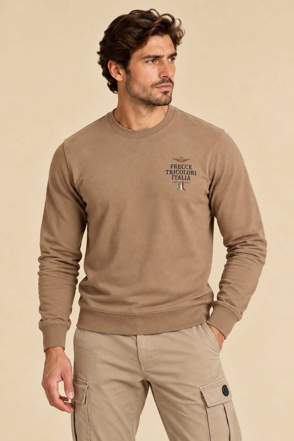 T-shirt manica lunga Aeronautica Militare uomo AI 2026