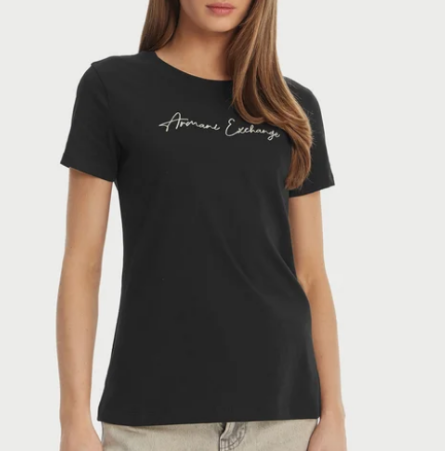 T-shirt donna Armani Exchange A|X cotone logo
