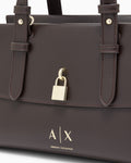 Borsa Armani Exchange donna poliestere logo