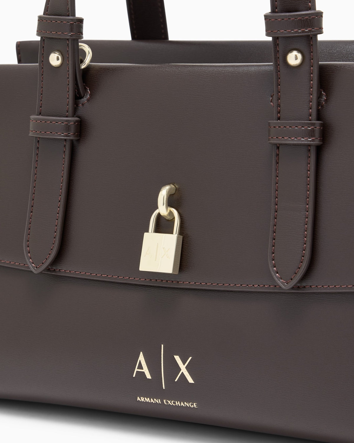 Borsa Armani Exchange donna poliestere logo