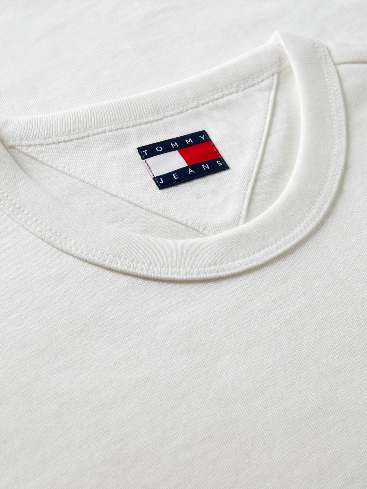 T-shirt Tommy Jeans uomo manica corta cotone badge