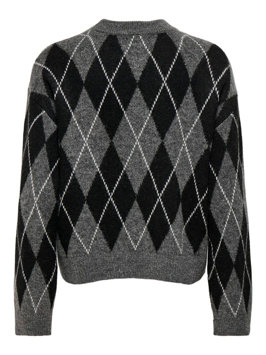 Maglione donna JDY fantasia argyle
