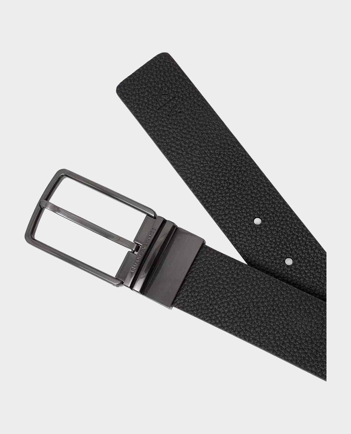 Cintura Armani Exchange A|X uomo pelle logo multicolor