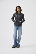Giubbotto ONLY donna finta pelle collo biker AI 2026