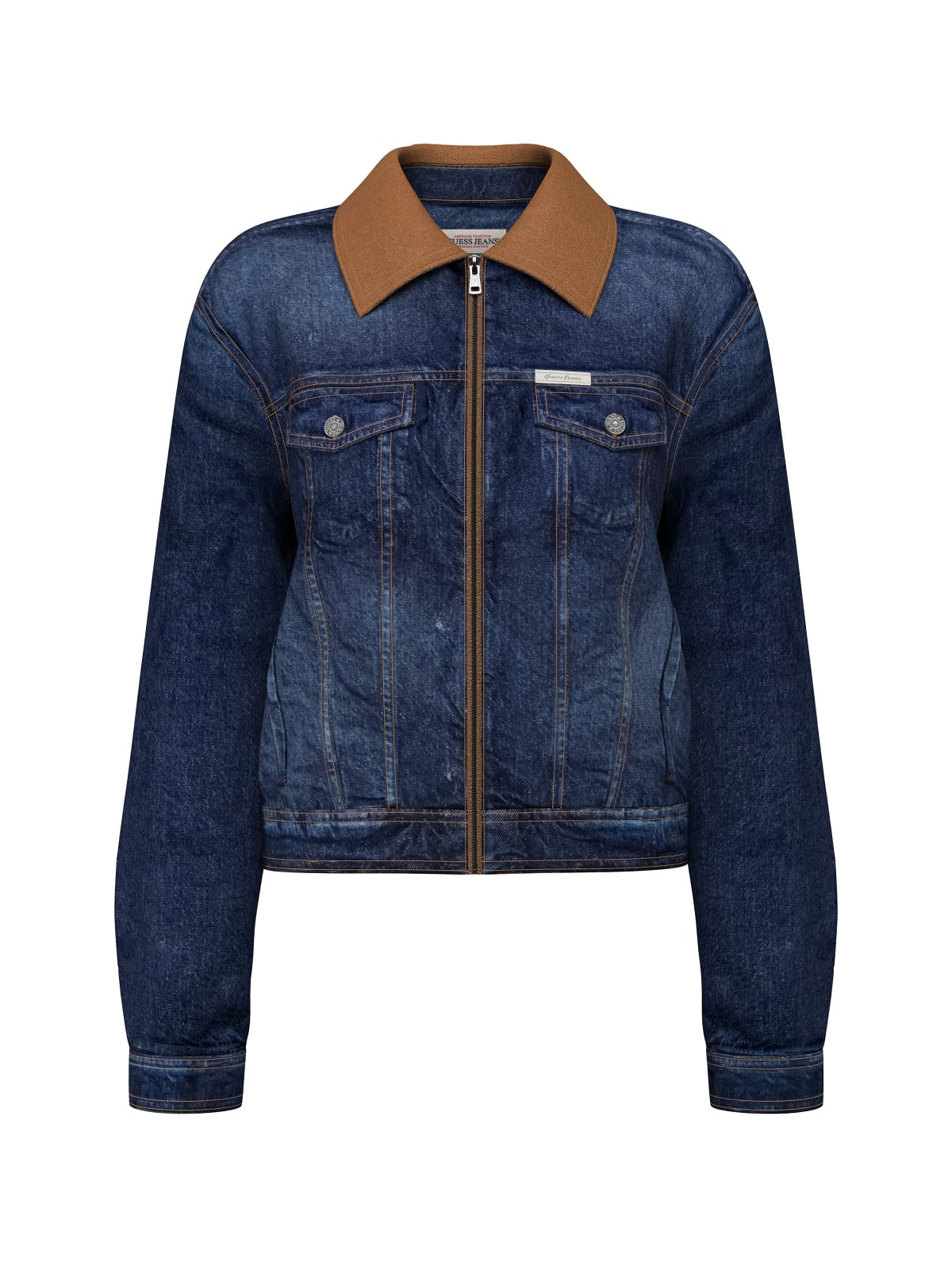 Giubbotto trucker imbottito Guess Jeans donna