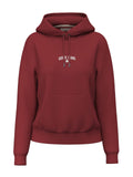 Felpa cappuccio Guess Jeans donna ricamo stella