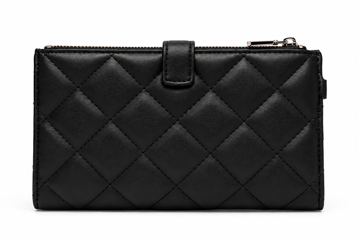 Portafoglio donna Guess Juliet organizer doppia zip