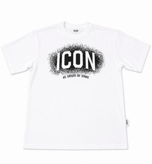 T-shirt uomo ICON cotone stampa lettering