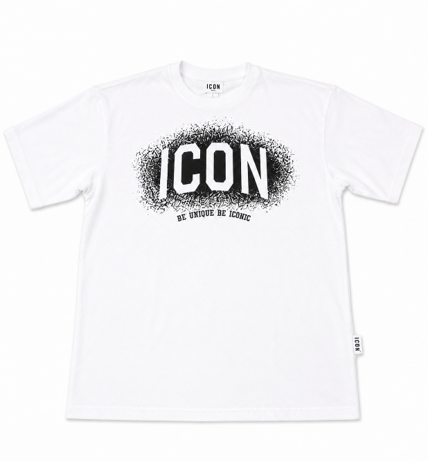 T-shirt uomo ICON cotone stampa lettering