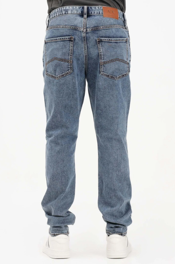 Jeans uomo A|X Armani Exchange 5 tasche denim regular