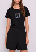 T-shirt donna Gaudi' manica corta cotone pe26