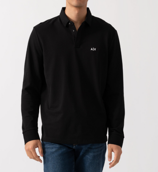 Polo uomo Armani Exchange A|X jersey manica corta