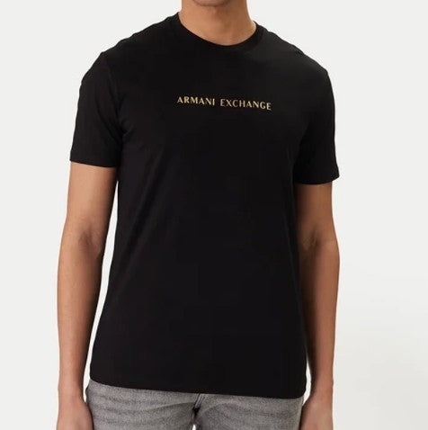 T-shirt A|X Armani Exchange uomo cotone logo petto
