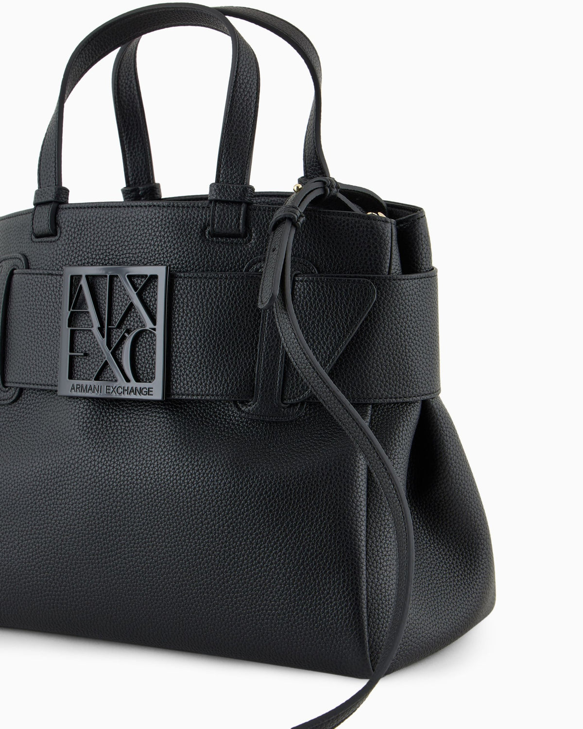 Borsa Armani Exchange donna mano grande similpelle logo